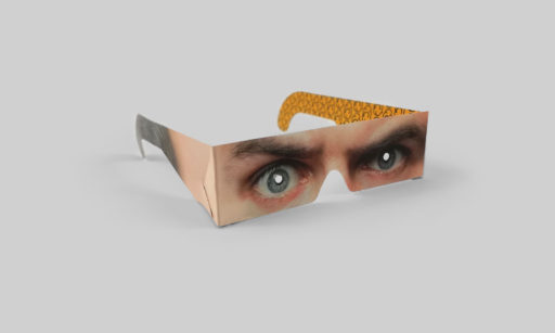 Kreatywna broszura z okularami 3D