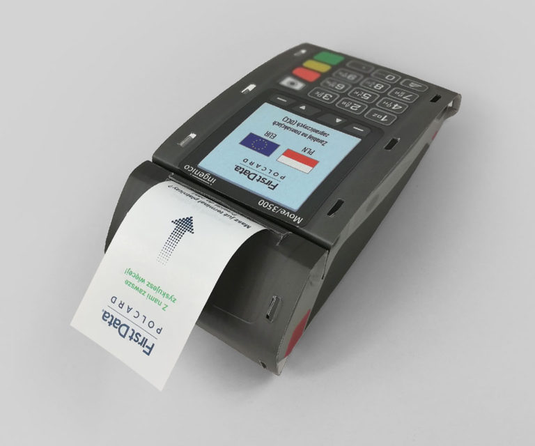 Kreatywne opakowanie w formie terminala