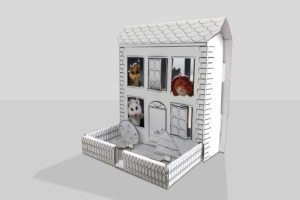 Multimedialny domek 3D