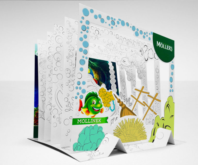 Ulotka 3D – kolorowanka 3D