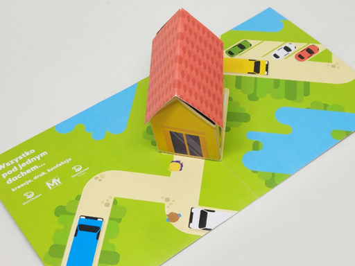 Ulotka 3D typu pop-up