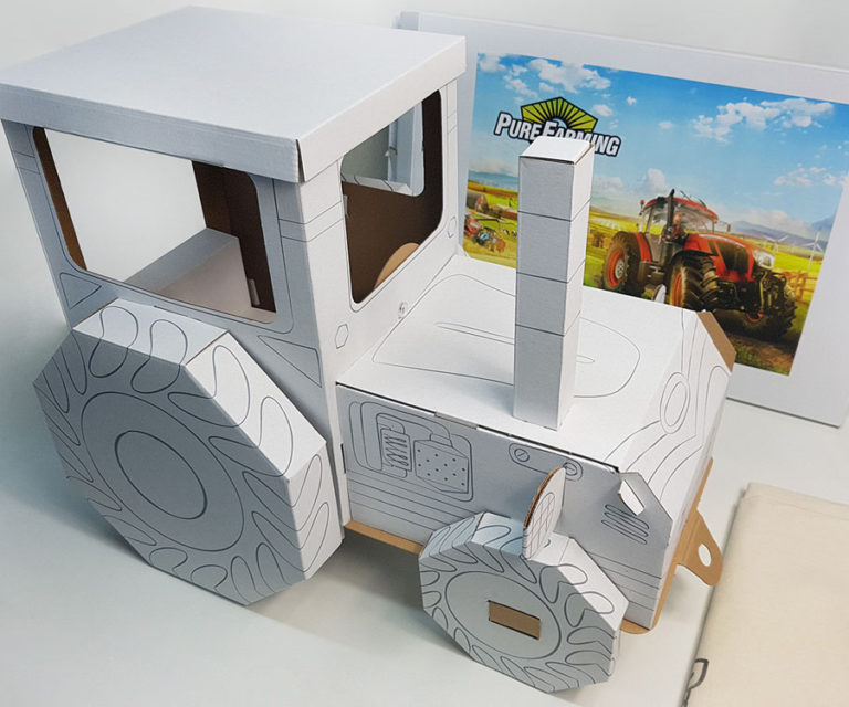 Kolorowanka XXL – traktor