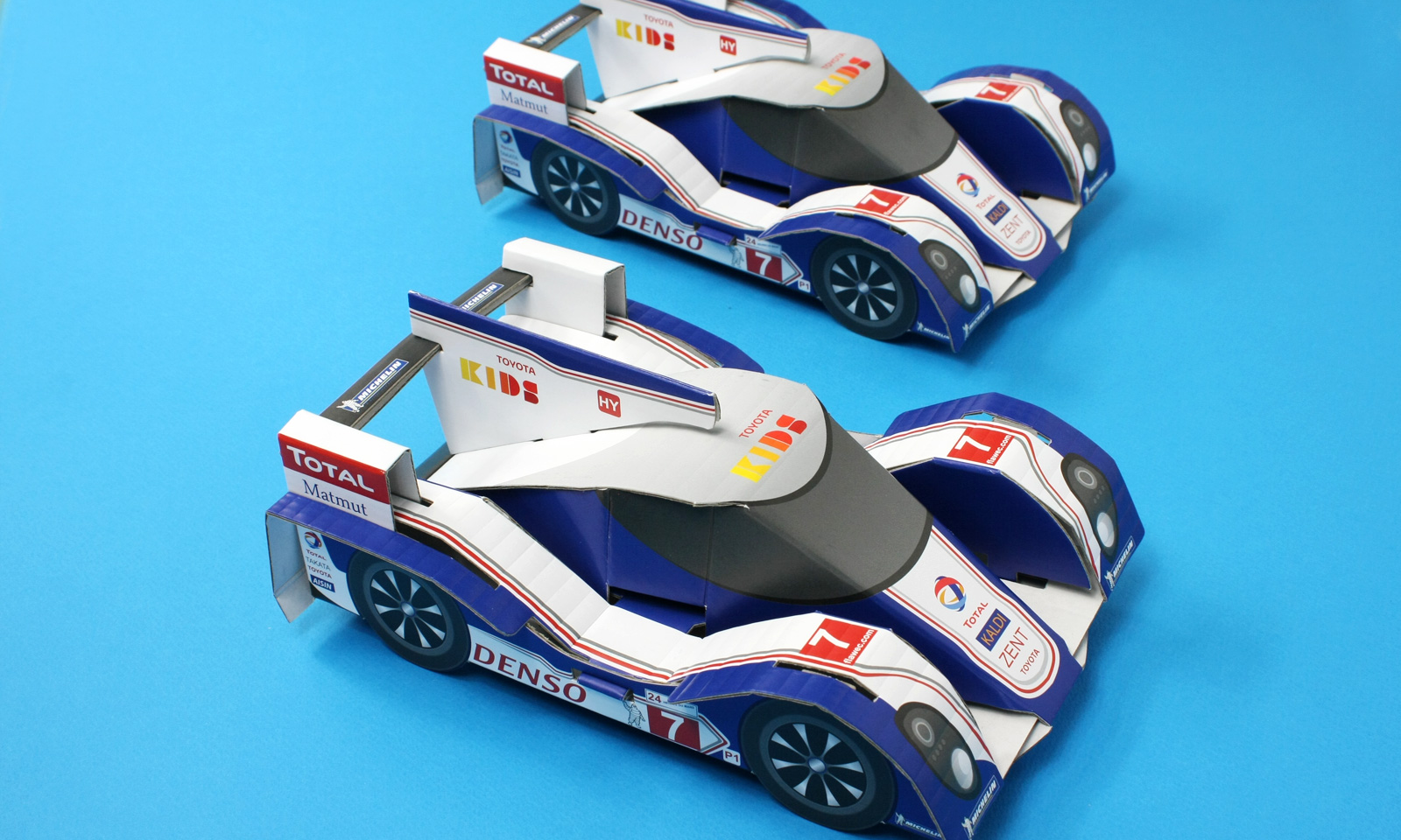 Model 3D – bolid Toyota kids