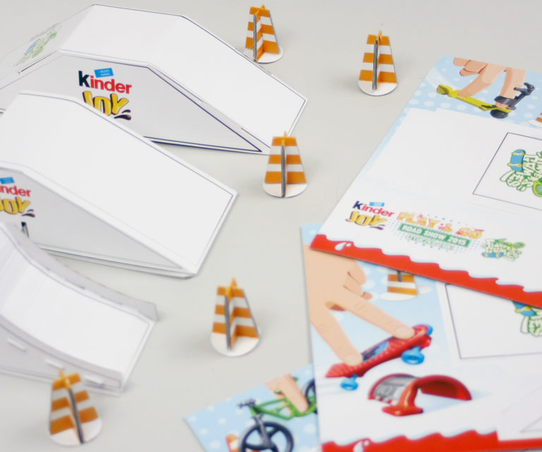 Gra zręcznościowa z kartonu