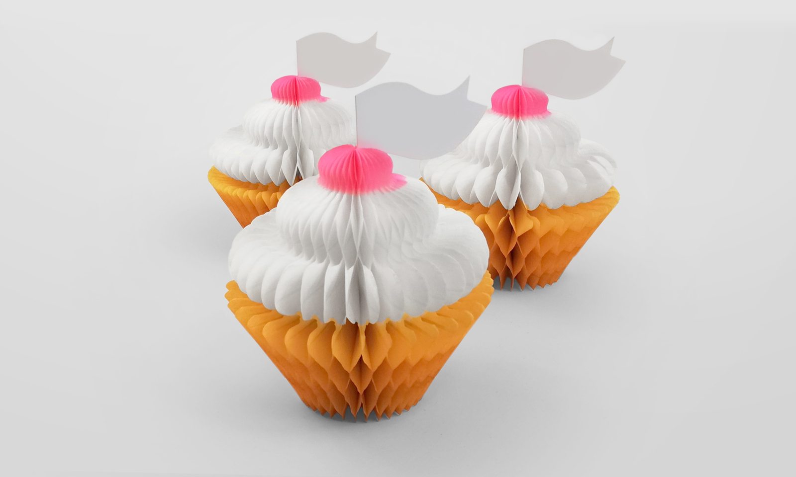 Muffinki – modele z bibuły