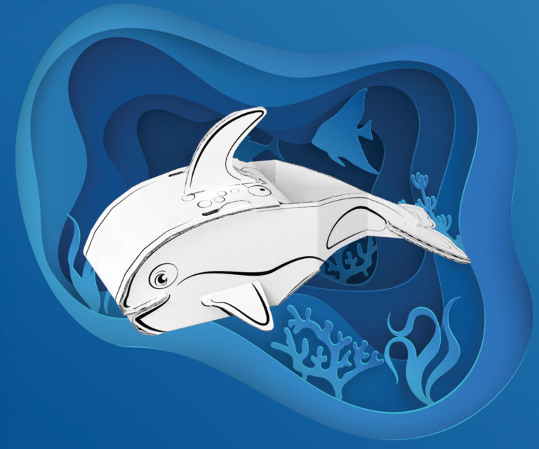 Orka – Kolorowanka 3D