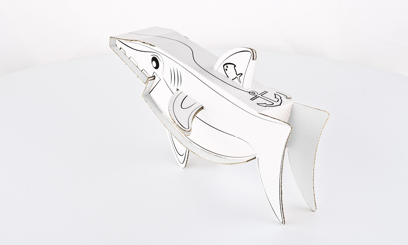 Rekin – Kolorowanka 3D