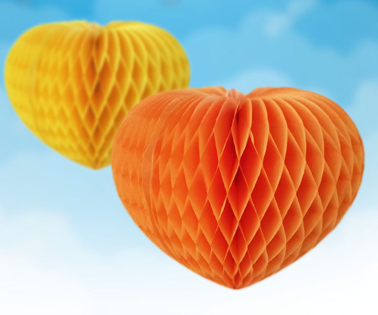 Model 3D z bibuły – serce